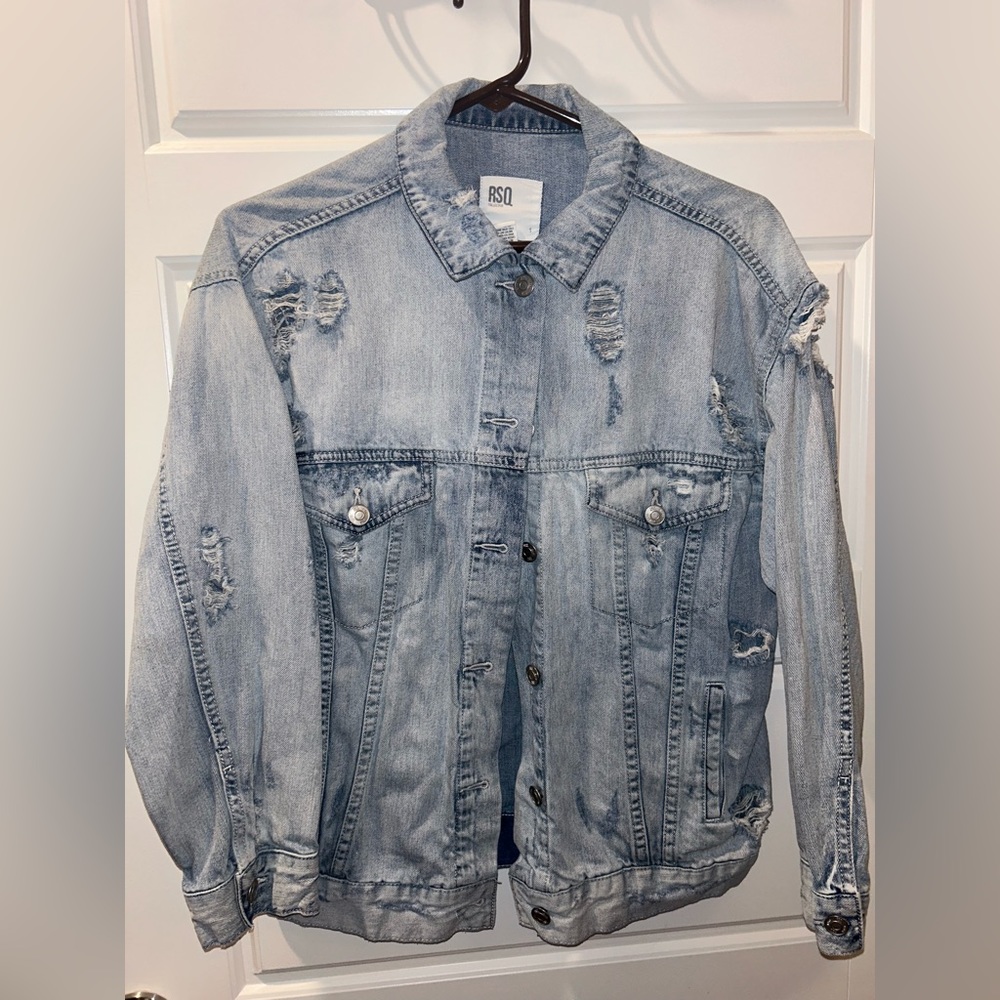 Tilly’s Distressed Jean Jacket